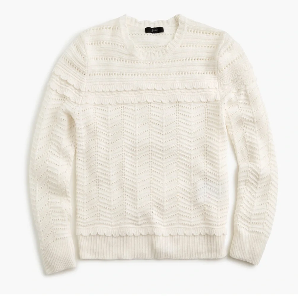 J. Crew elegant cream